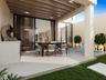 Covered outdoor Patio for dining alfresco