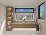 En-suite primary Bath in Sandy Beach Color Pallet