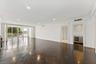 living room, wet bar at right