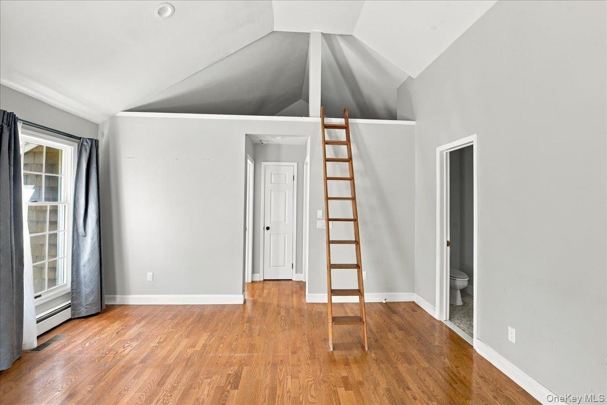 Living Room with reading loft