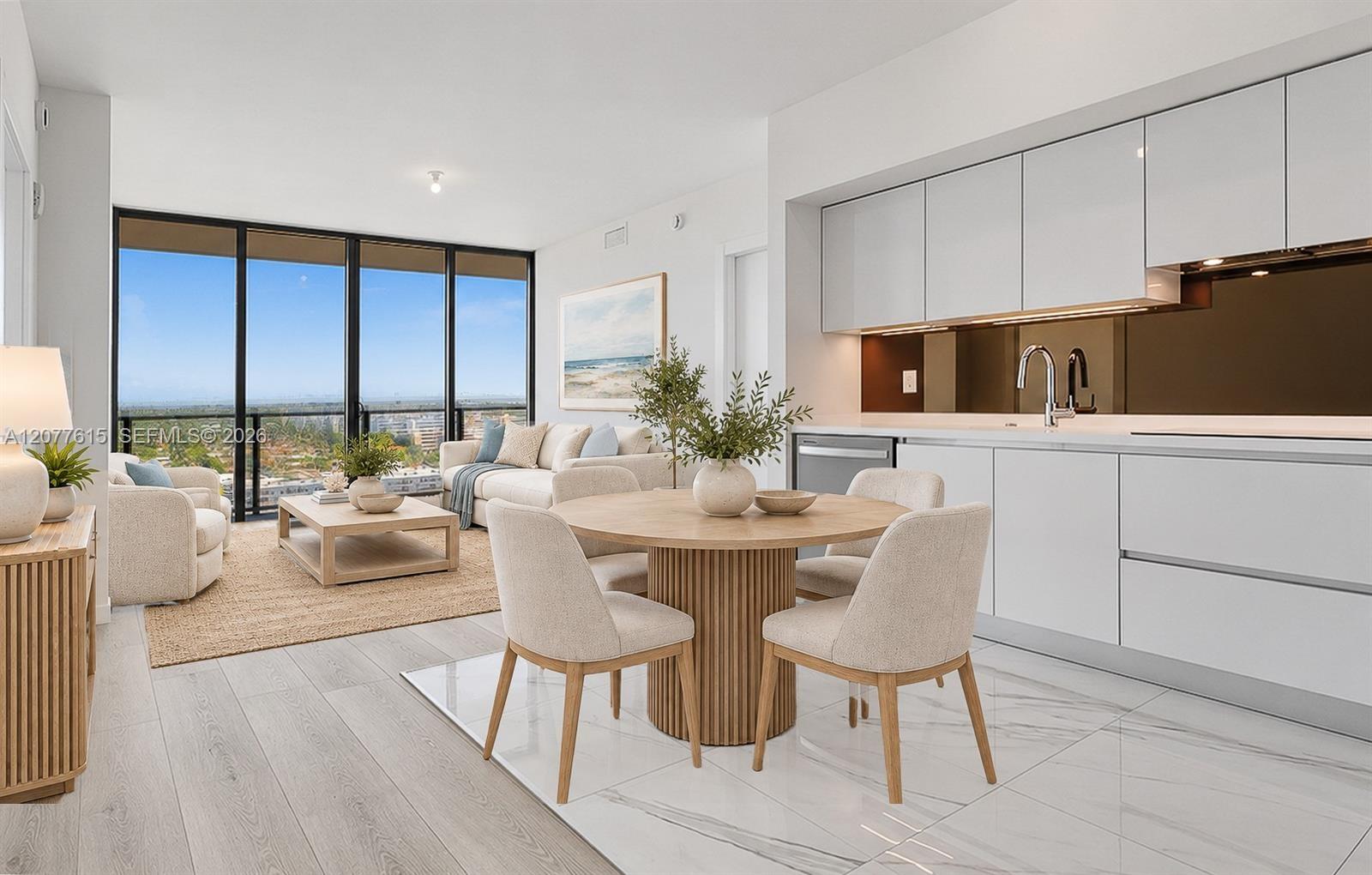 Photos have been virtually staged and are for illustrative purposes only. Furniture, décor, flooring, lighting, and other depicted improvements may no