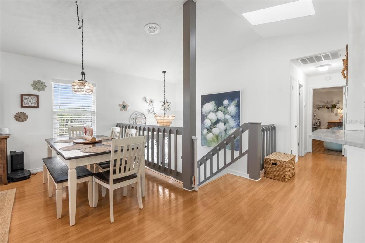 Dining Table Located on second story.