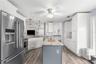 Kitchen. Located on second story.