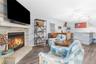 Living Room with Fireplace - Could be in Law Suite with separate entrance attached to home. Located on first floor.