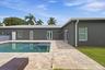 Salt water heated pool controlled by wifi.