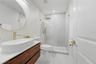 2nd Floor Bathroom including a beautiful oval floating vanity