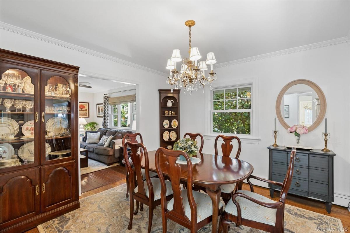 Formal dining room is perfect for everyday living or holiday entertaining