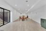 Sample rec room w walk out
