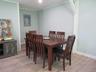 Dining area with storage alcove