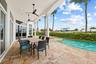 Spacious patio for outdoor dining year round