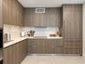 Integrated panel-ready refrigerator with stainless steel hardware