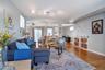 Open floor plan with living room, dining area and TV viewing area