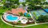 Clubhouse, pool, tennis courts