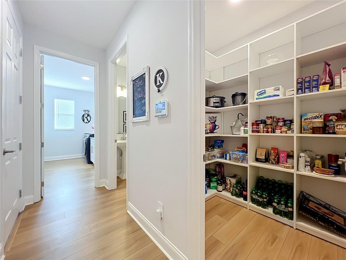 Entry to walk in pantry