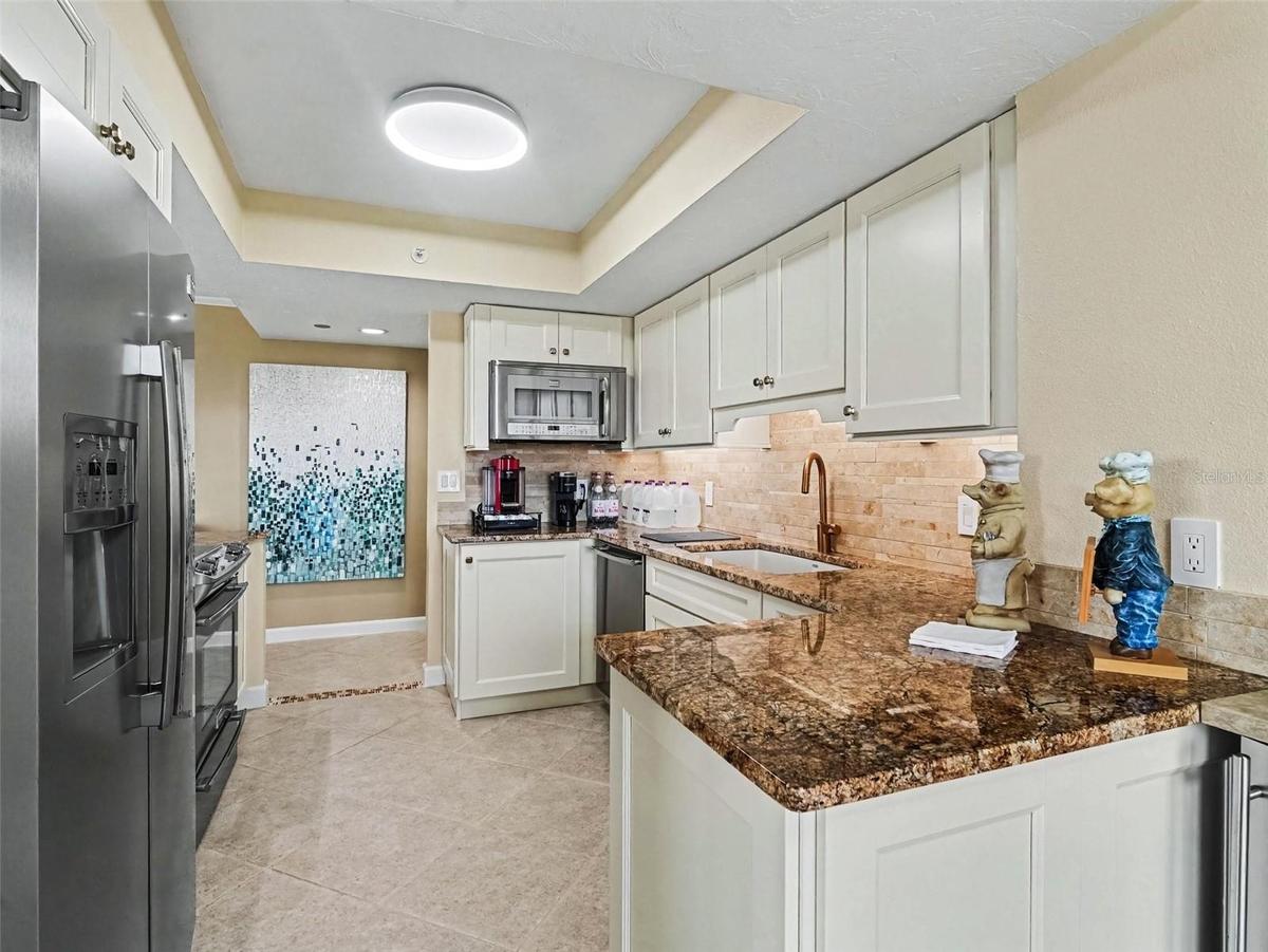 Kitchen with Granite Counters