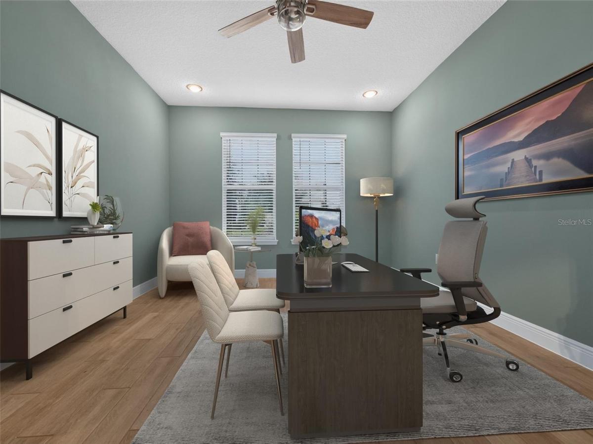 Staged office