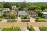 Aerial view of the home with the downtown Orlando skyline
