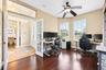 Dedicated office space in addition to the bedrooms.