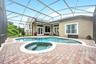 Private screened pool & spa.