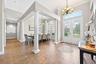 Double entry doors, formal spaces and a dedicated office set the tone for this versatile floor plan.