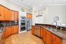 Upgraded stainless steel appliances.