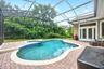 Private screened pool & spa.