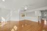 Loft area overlooking living dining area.
