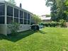 Flat fenced in yard