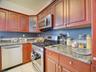 Kitchen Stove and Cabinets