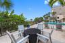 Gulf front Firepit on pool deck