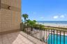 Large private balcony looking to South