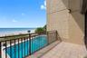 Large private balcony looking to North