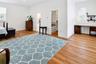 Spacious primary suite with a dedicated built-in office alcove.