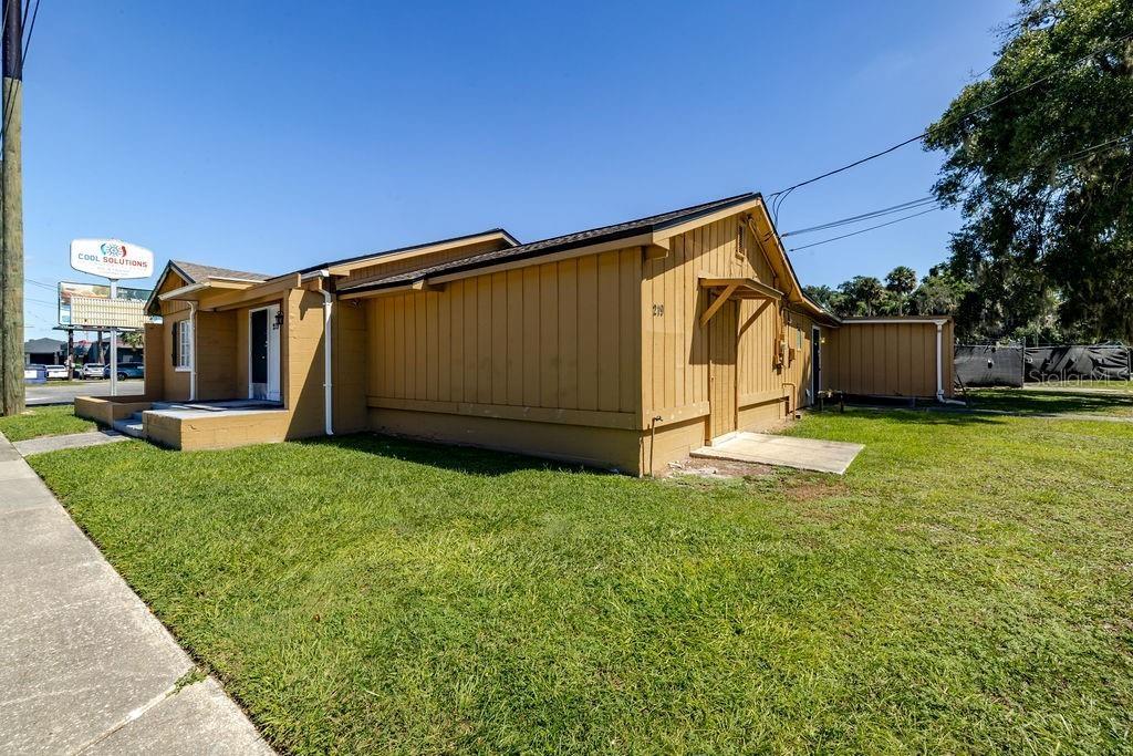 Southwest side of building from the corner of Voorhis and 15-A.