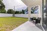 Covered back patio