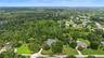 Drone overview of property in the cul de sac.