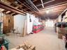 Basement with Bilco door. Loads of storage