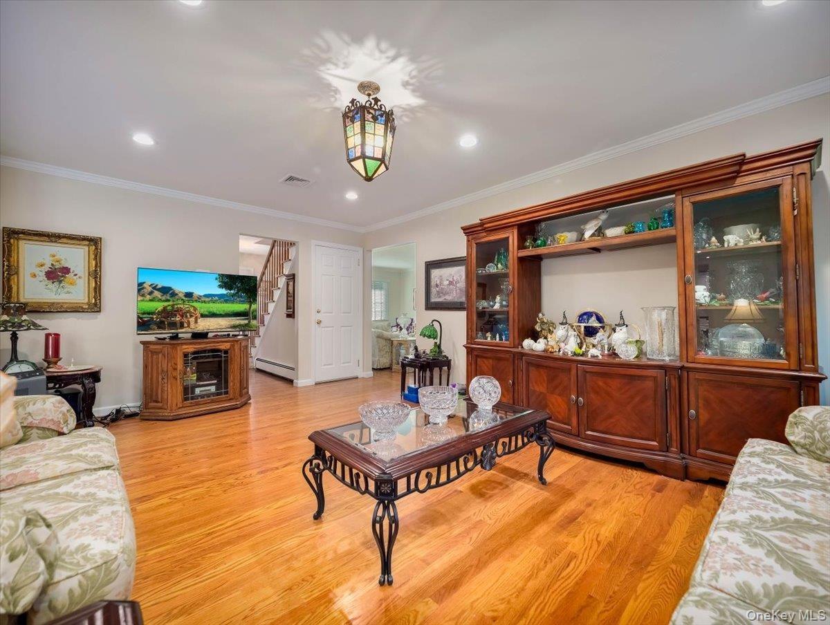 Main floor family room right off kitchen