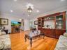 Main floor family room right off kitchen