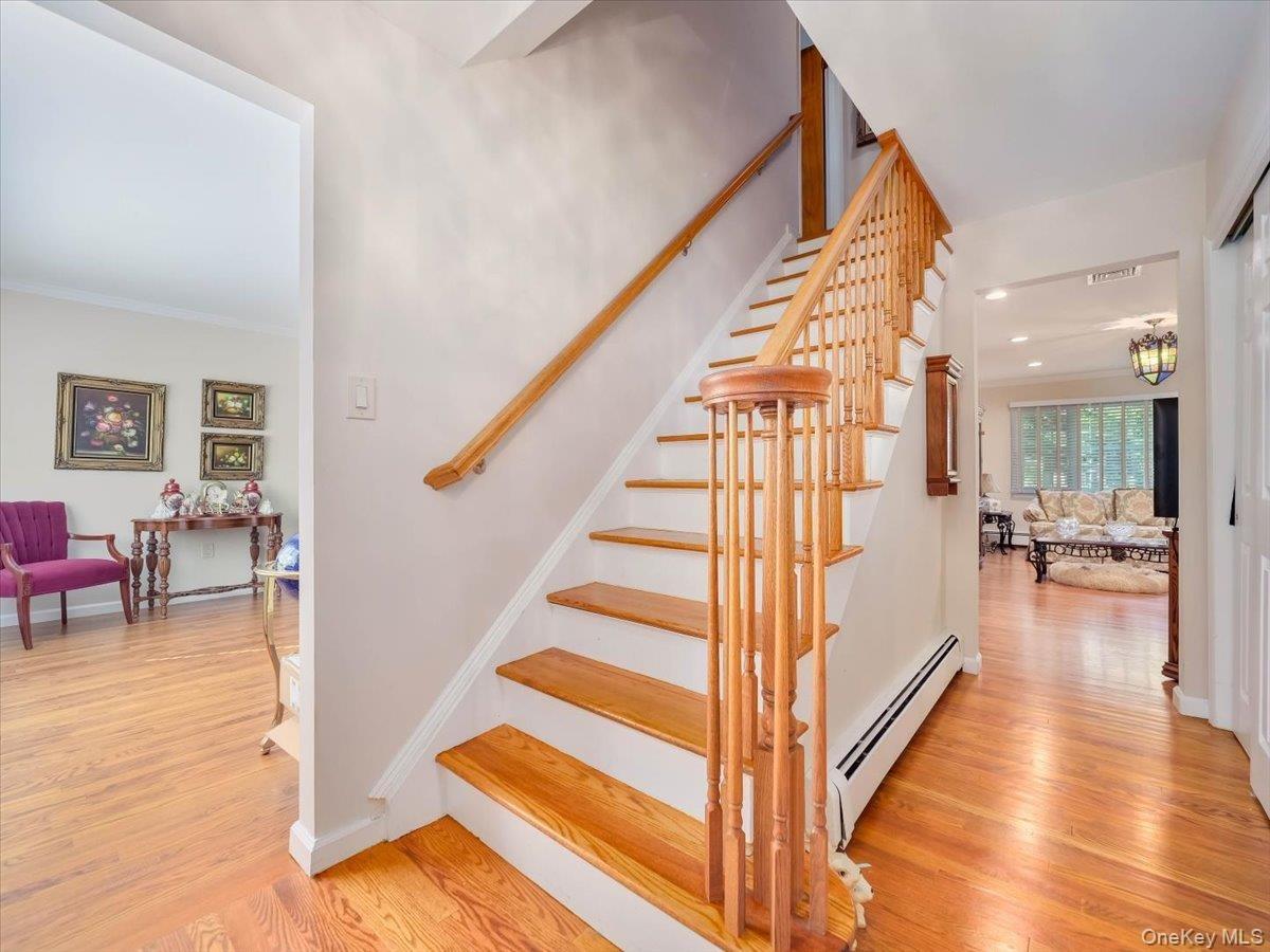 Gleaming new hardwood floors