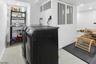 Laundry area in basement