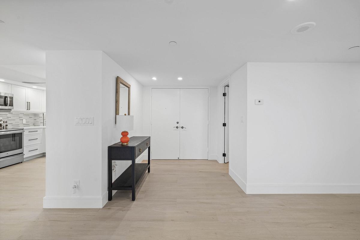 entrance opening up to the living room