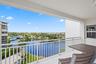 Intracoastal views from the wrap around balcony off the Primary Suite.