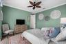 Bedroom 2 is spacious and has it's own bath