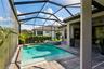 Sparkling saltwater gas heated pool