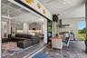 Pocket sliding glass doors for seamless entertaining