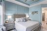 Primary Suite w/ feature wall trim
