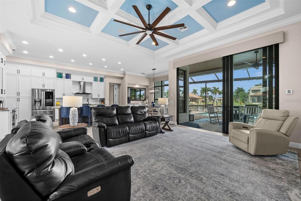 Soaring ceilings and beautiful views