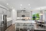 Spacious Kitchen w/ Island and kneewall cabinets