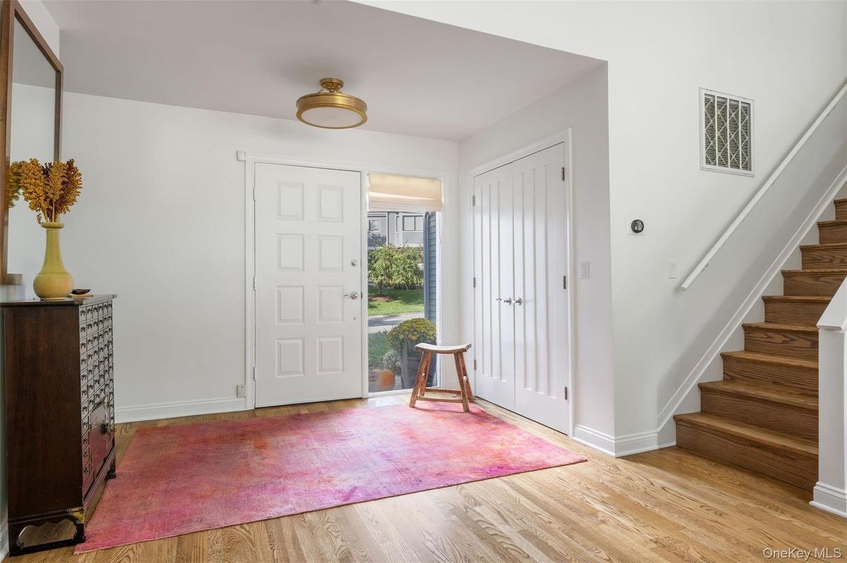 Sunsplashed entry foyer.